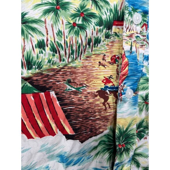 Vtg Wrangler Mens Shirt L Hawaiian Button Up Western‎ Cowboy - Picture 3 of 7